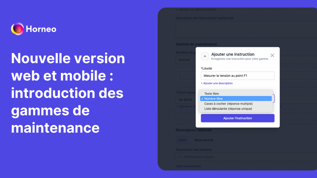 Nouvelle version : introduction des gammes de maintenance