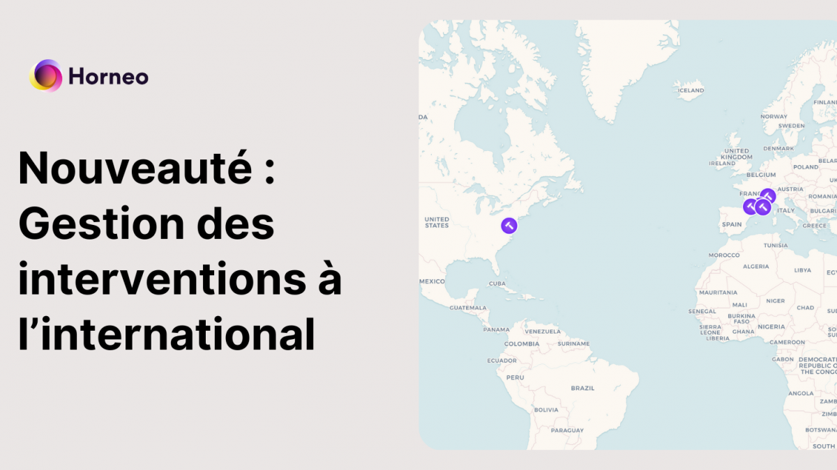 Gestion d'interventions à l'international