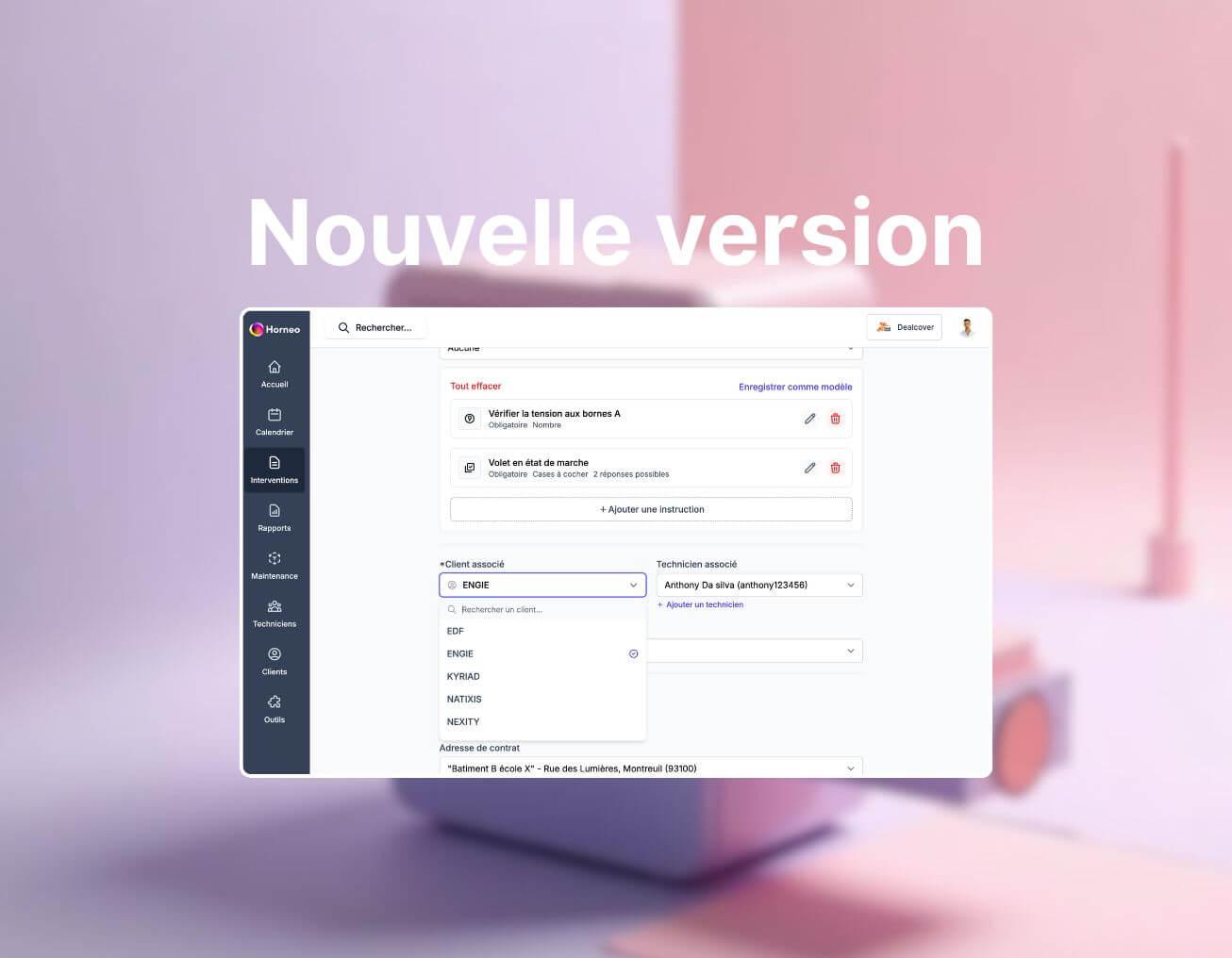 Nouveautés sur Horneo : auto-complétion et exports enrichis
